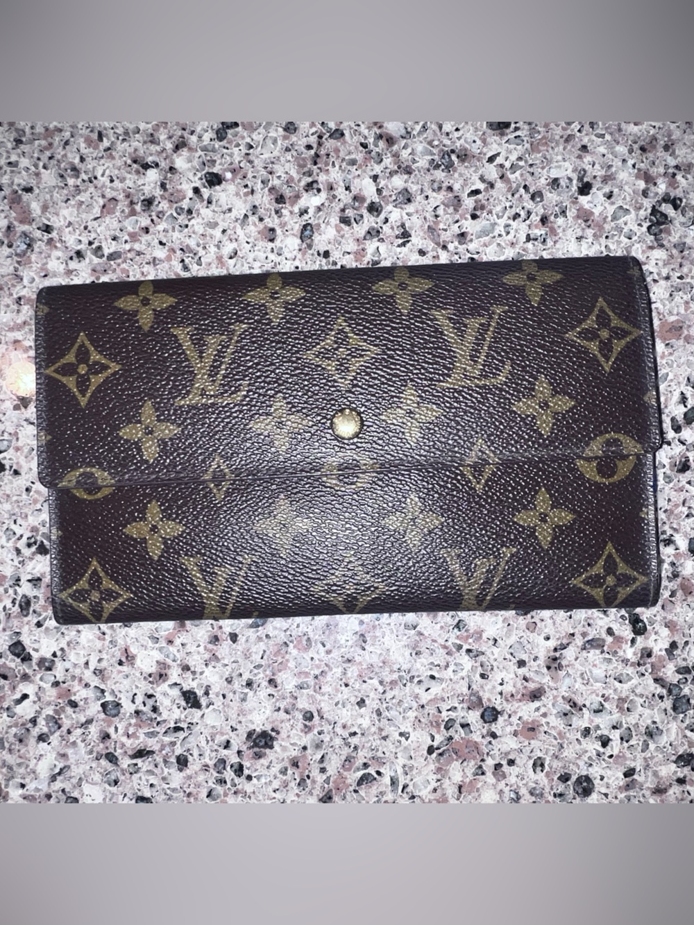 Louis Vuitton Monogram Snap Wallet - Dark Brown & Gold